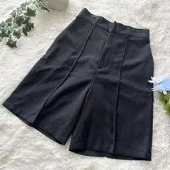 ローリーズファーム ꕤ ハーフパンツ ブラック 黒 フリー きれいめ シンプル