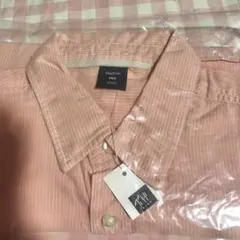Gap Kids ボタンダウンシャツ オレンジ ストライプ タグ付き 綿100%