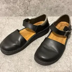 NAOTO ナオト オルガ レザーコンフォートシューズ　サンダル　37 黒