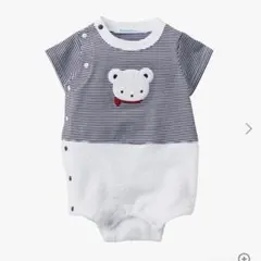 【現行品】　familiar ファミリア ロンパース カバーオール 70cm