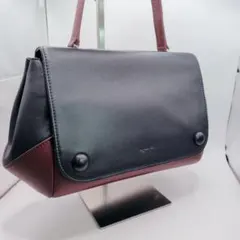 agnes b. アニエスベー 2WAY ハンドバッグ ショルダーバッグ 黒