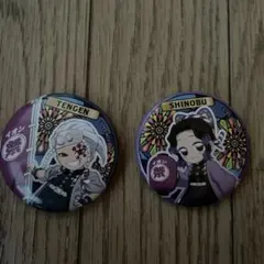 TENGEN & SHINOBU 缶バッジ 2個セット