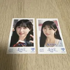 ＝LOVE ミニフォトカードVol.11 山本杏奈ちゃん 2枚セット