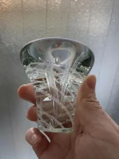 おおやぶみよ かたまりVASE 一輪挿し 琉球硝子 作家