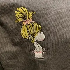 新品★水森亜土★胸元刺繍Tシャツ★チャコール★亜土ちゃん