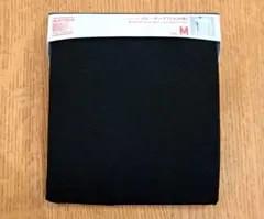 ユニクロ　HEATTECH クルーネックT(九分袖) M メンズ　ブラック