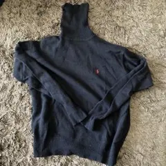 Polo by Ralph Lauren ブラック タートルネック L