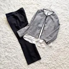 CARRIERE他　セットアップ　3点セット　パンツスーツ　入学式　 XL
