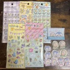 ポケモン❁︎プチプチシール3＆4 、ポケピース キラキラシール