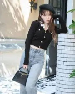 Rady シャツニットトップス