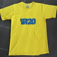 Stussy 00s 20周年 USA製 イエロー Tシャツ ／ Lサイズ