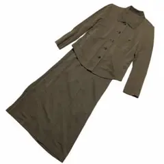 【上品セットアップ】mydol 東京スタイル　ジャケット＆ロングスカート　茶色