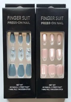 FINGER SUITS PRESS-ON NAIL 2個セット 【未開封】