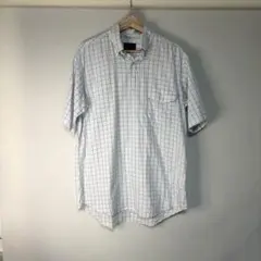 90s EVISU YAMANE 半袖 チェックシャツ 恵比寿様 Lサイズのサムネイル