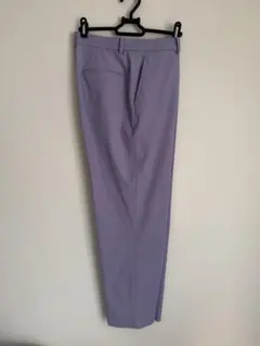 美品　UNIQLO　ユニクロ　スマートアンクルパンツ　パープル　L