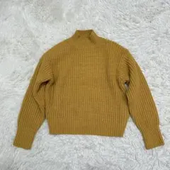 ✴︎ UNIQLO ユニクロ　ローゲージセーター　長袖　イエロー　ウール