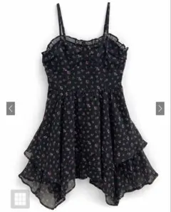 GRL イレヘムキャミソール花柄ミニワンピース[dk1351]