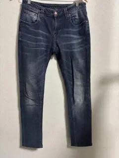 nudie jeans ダークブルー スキニーデニム W30 L32