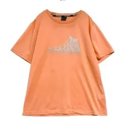コンバース　クルーネック ドライTシャツ　オレンジ　L