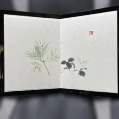 真作/田能村小篁/月社画賛/布袋屋掛軸HF-292 - メルカリ