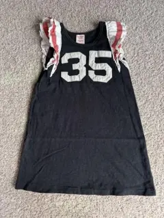 denim dungaree ナンバリング　ワンピース