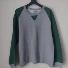90s USA製 MERRYGARDEN ラグランスリーブ 前V スウェット