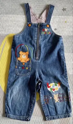 ホットビスケッツ　デニム　オーバーオール 80センチ