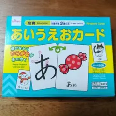 あいうえおカード ひらがな 50枚　知育玩具