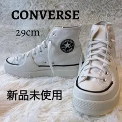 【新品】コンバースオールスター チャックテイラーホワイト ハイカット韓国厚底