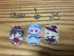 東方Project アトレ コラボ アクリルキーホルダー 幽々子 魔理沙 霊夢