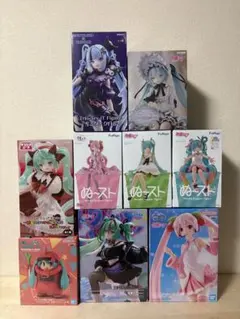 新品未開封】初音ミク クロミミク ぬーどるストッパーほか フィギュア