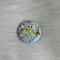 けろけろけろっぴ　刺繍缶バッジビスケット1 サンリオ