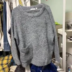 niko and ... グレー 長袖ニットセーター