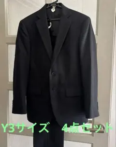 美品　ROCHI ブラックスーツ Y3 +リバーシブルベスト