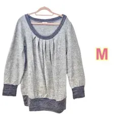 レディース グレー チュニック トップス