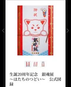 【メルカリ最安値☆】銀魂展 はたちのつどい 公式図録 パンフレット