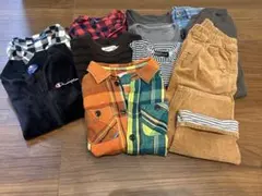 【美品】キッズ服 男の子トップス パンツ 11点まとめ売り♪110cm