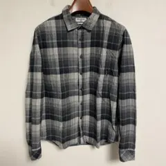 Billabong チェック柄 長袖シャツ グレー M