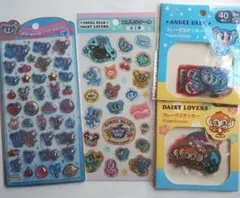 《エンジェルブルー》うるちゅるポップシール　エポキシシール　フレークステッカー