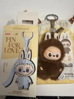 POPMART PIN FOR LOVE ぬいぐるみ ラブブイ ニシャル【L】