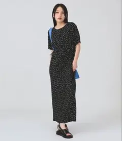 Ray BEAMS 花柄カットソーワンピース