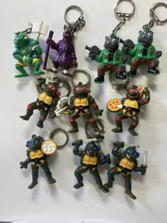 ミュータントタートルズ　キーホルダー10体セット　まとめ