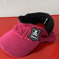 Wilson ピンク ケーブル編み バイザーのサムネイル