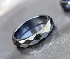 かれん様　専用　多面体カットリングセット 黒 シルバー ローズゴールド