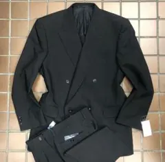 新品メンズ礼服【大きいサイズ3L AB8】ダブルスーツ　アジャスター付　喪服可能