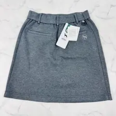 新品 未使用】 adabat ゴルフ スカート グレー 36 Sサイズ　　女性用