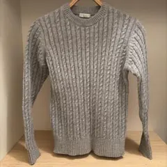 earth music & ecology グレー ニットセーター フリー