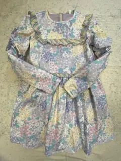 fafa フェフェ　ワンピース　ラベンダーマルチフラワー　140