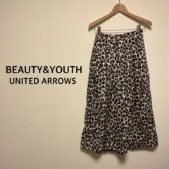 ビューティ＆ユース ユナイテッドアローズ★レオパード柄スカート