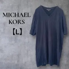 一点物⭐︎ MICHAEL KORS 【L】ネイビー 半袖 Tシャツのサムネイル